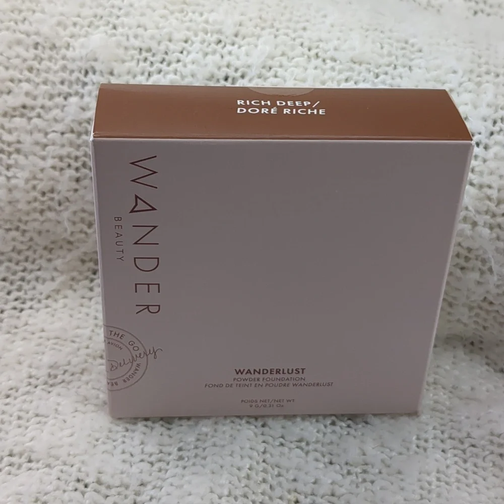 Wander Beauty Wanderlust Powder Foundation in Rich Deep, 9g/0.31oz